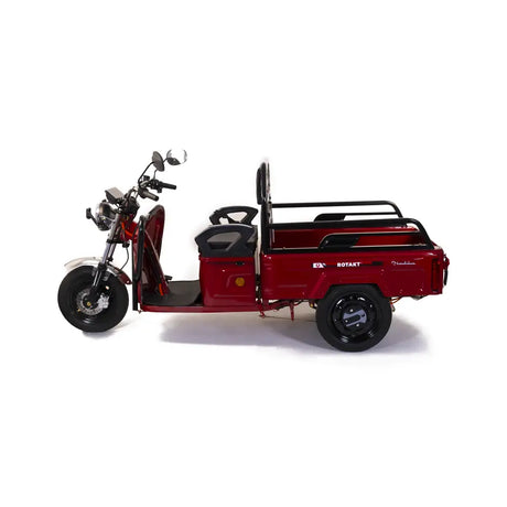 Produse, Triciclu Electric Cu Remorca Rotakt Nautilus 1600W, viteza maxima 25 km/h, Autonomie 44 km Baterie plumb-acid 60V 32Ah Greutate maxima 364 kg, Fara permis - Rosu, 10, atomico.ro