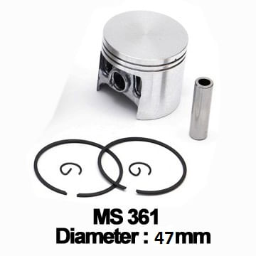 Cilindri, pistoane si segmenti drujba, Piston complet stihl ms 361 47mm -, 2, atomico.ro