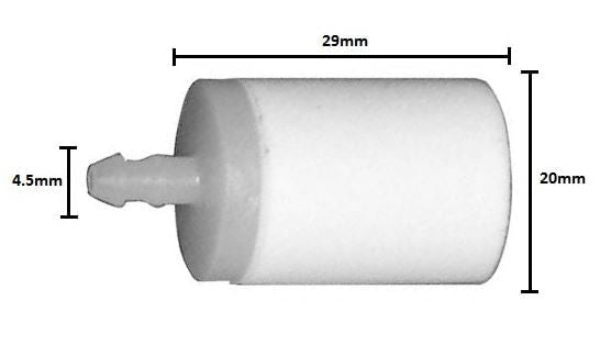 Filtru benzina husqvarna - 4.5mm -, 3, atomico.ro