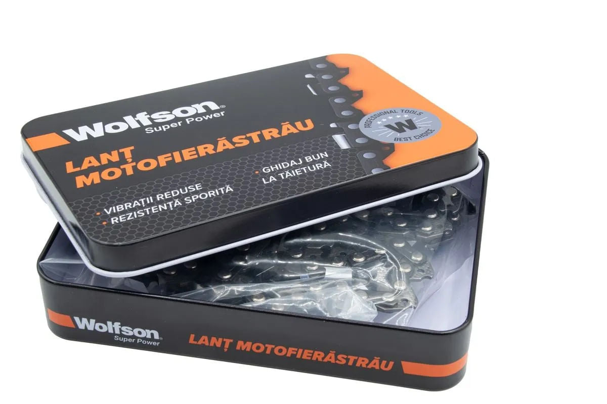 Lant Wolfson pentru motofierastrau, pas 3/8, 35cm, 26 dinti, 52 zale, compatibil cu lama WFS0045, 3, atomico.ro