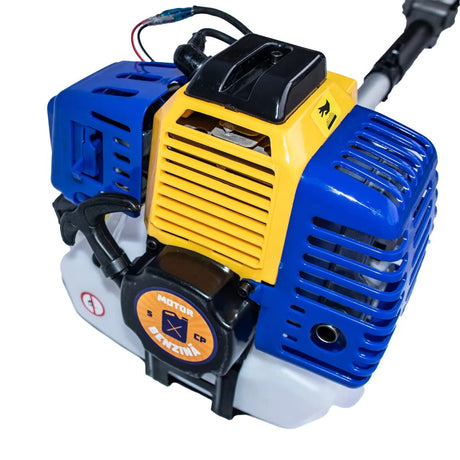 Motocoase de umar, Motocoasa pe benzina KAMRAD K5200, 5 CP, 52cc. Cuprinde  3 accesorii, ham comfort plus, 4, atomico.ro