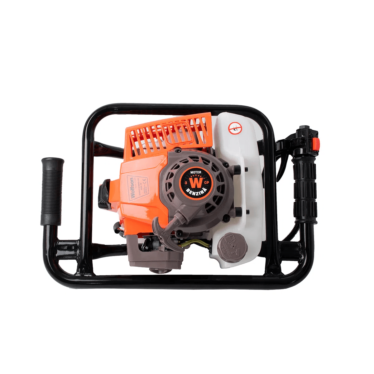 Motoburghiu foreza de pamant Wolfson STB-630, 3CP, 63cc, 3 burghie incluse 100mm, 150mm, 200mm + 3 ulei 2T, 4, atomico.ro
