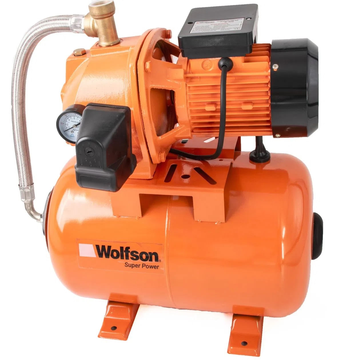 Hidrofor cu cap de fonta si ejector Wolfson 800-3D, 800W, 24L, 3200 l/h RESIGILAT, 3, atomico.ro