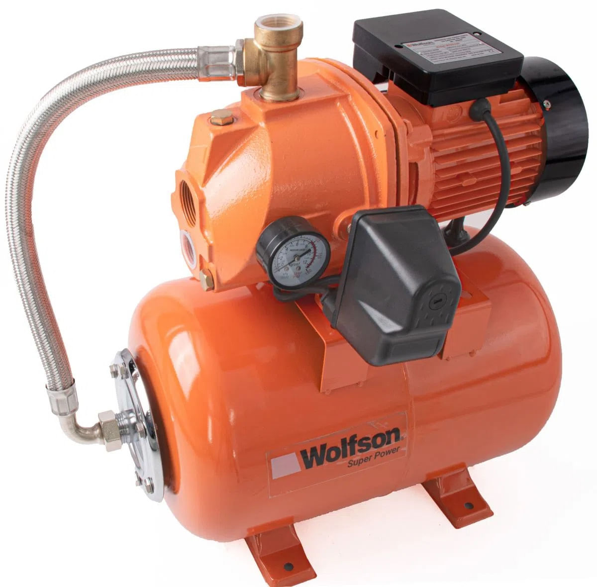 Hidrofor cu cap de fonta si ejector Wolfson 800-3D, 800W, 24L, 3200 l/h RESIGILAT, 5, atomico.ro