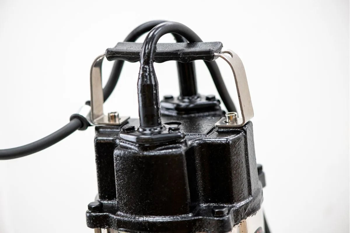 Pompa submersibila apa murdara cu tocator si flotor Wolfson WQW-1500D-F PRO + furtun 40m, 6, atomico.ro