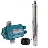 KAMRAD - POMPA SUBMERSIBILA APA CURATA 8 TURBINE PM-1500 + Presostat