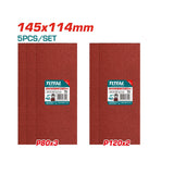 TOTAL - SET 5 BUC HARTIE ABRAZIVA PENTRU SLEFUITOR 145x114mm