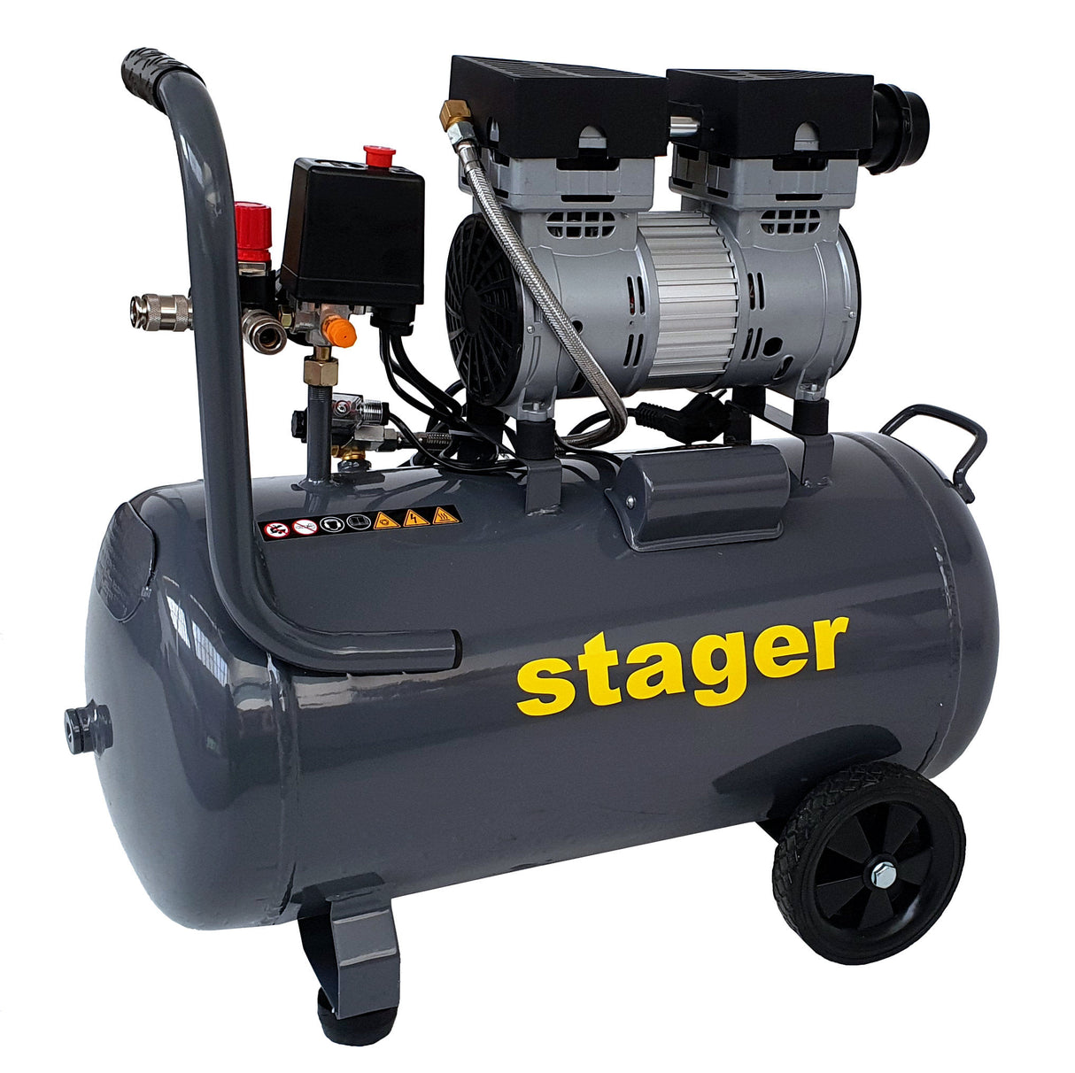 Compresor Stager HM50JW-0.75 - 50L - fara ulei, 2, atomico.ro