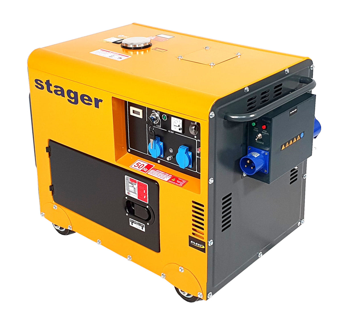 Generator cu automatizare Stager DG 5500S - 5000W, 2, atomico.ro