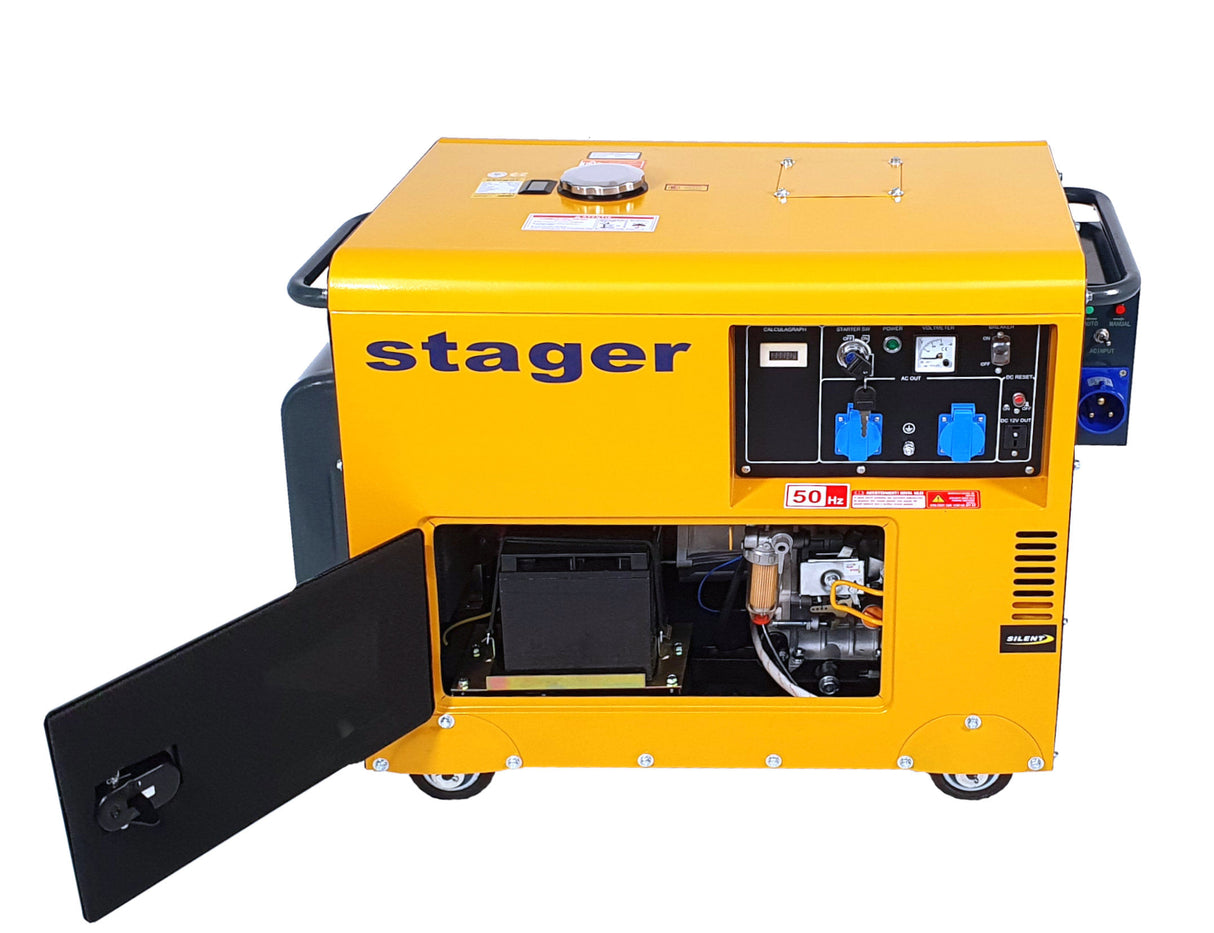 Generator cu automatizare Stager DG 5500S - 5000W, 3, atomico.ro