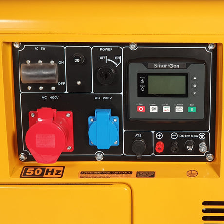 Stager, Generator insonorizat, trifazat, diesel Stager YDE7000TD3 - 5.7kVA, 2, atomico.ro