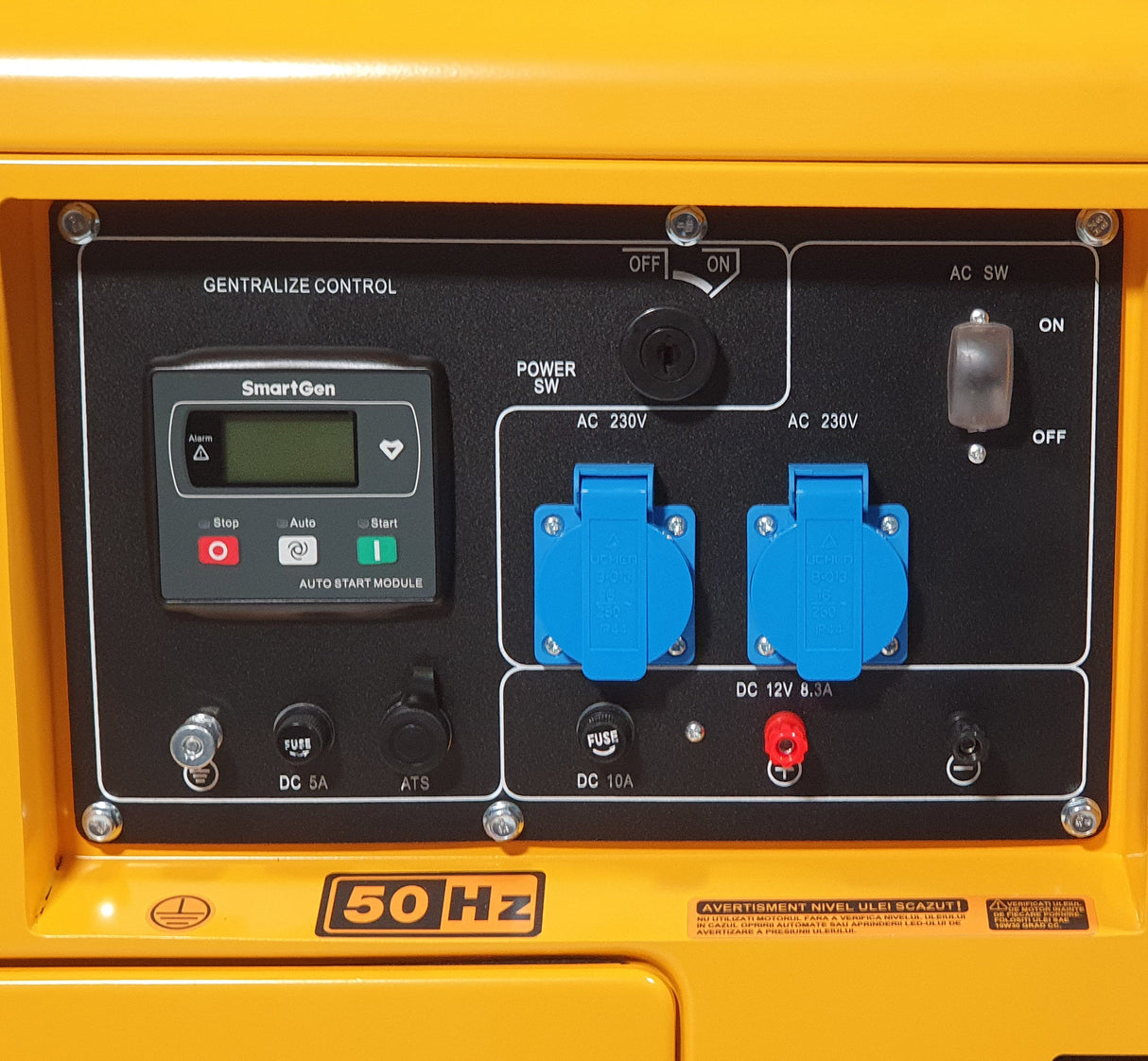 Generator insonorizat, diesel Stager YDE7000TD - 4.5kVA, 3, atomico.ro