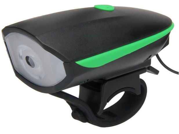 Lanterna LED cu claxon, 250 lumeni, USB, baterie 1200 mAh, 3 functii, 120 dB, 1, atomico.ro