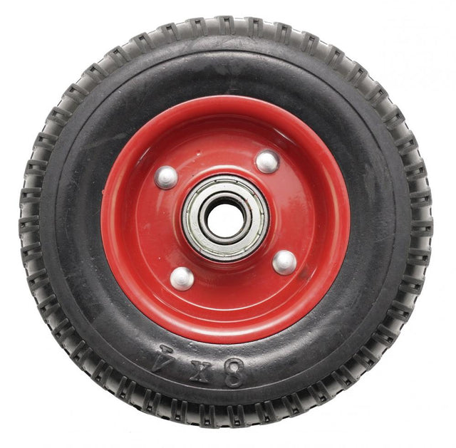 Roata carucior - mare - cauciuc brut striat - rulment - 250-4 8
