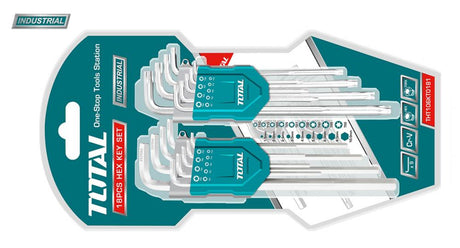 Chei auto - mecanica, Set 18 chei imbus HexTorx TOTAL Industrial - 1.5-10mm, T10-T50, atomico.ro