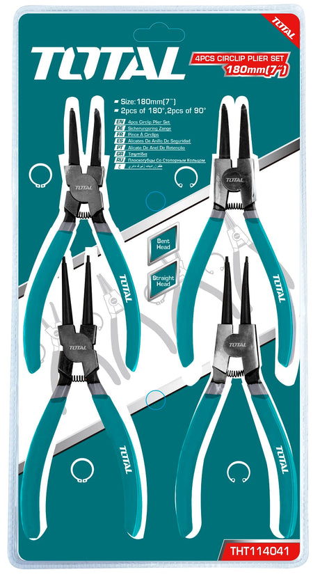 Clesti auto - mecanica, Set clesti seger TOTAL - 4 bucati 2 buc de 180, 2pcs de 90  7/180mm, atomico.ro