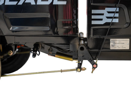 Blade, Triciclu Cargo electric BLADE Active R6 1300W, 25 km/h, autonomie pana la 50 km, baterie plumb-acid 72 V/20 Ah, capacitate maxima 500 kg, fara permis, culoare negru-portocaliu, 10, atomico.ro
