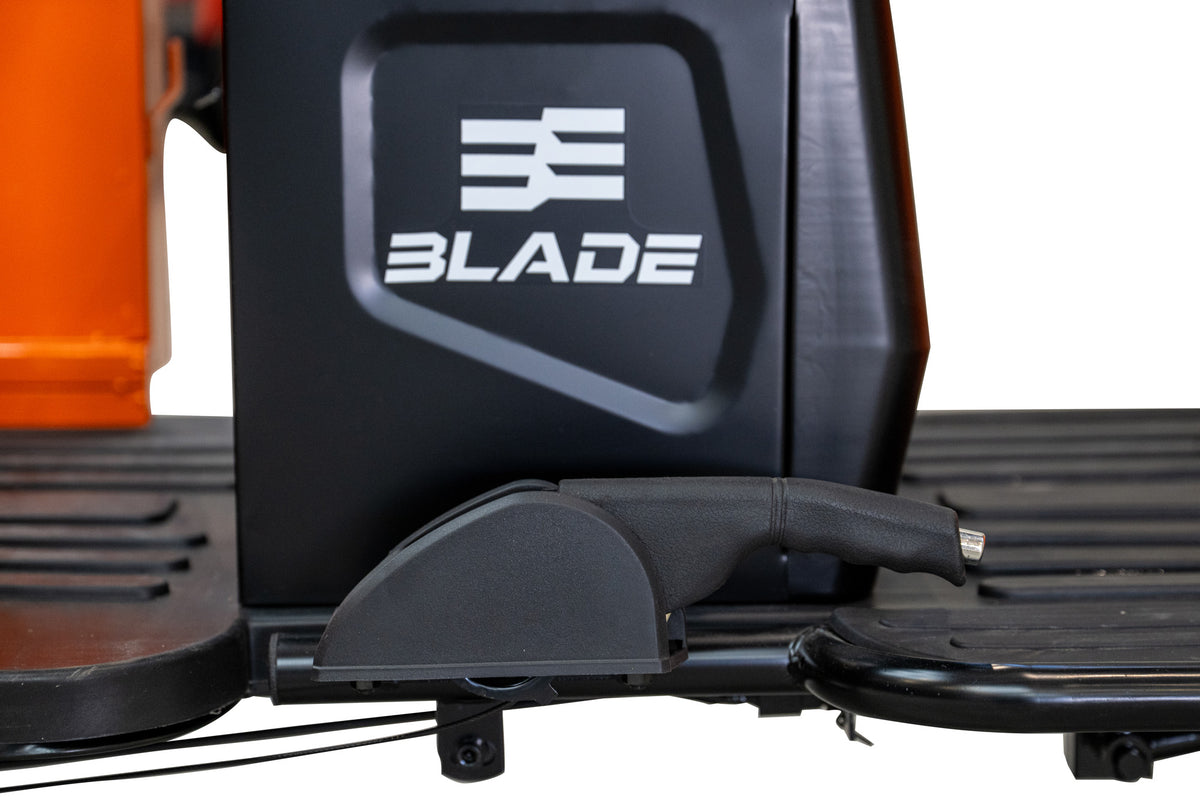Triciclu electric BLADE DUO MAX 11, 1200W, 60V 20Ah, 25 km/h, fara permis, autonomie 50 km, 3+1 viteze, portocaliu-negru, 8, atomico.ro