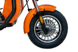 Triciclu electric Blade TRIP X2 2000 W, 25 km/h, autonomie pana la 70 km, baterie plumb- acid 72 V 20 Ah, greutate maxima 160  kg, Fara permis, negru-portocaliu