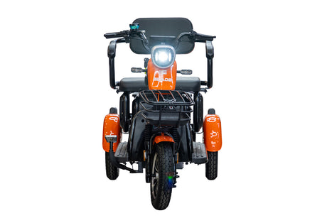Blade, Triciclu electric persoane BLADE VIVA 14, 1200W, 60V 20Ah, 25 km/h, fara permis, autonomie 50 km, portocaliu-negru, 10, atomico.ro