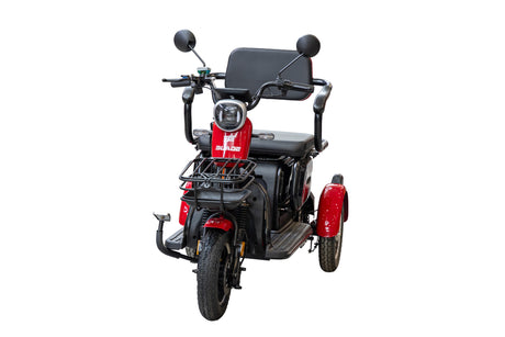 Blade, Triciclu electric persoane BLADE VIVA 14, 1200W, 60V 20Ah, 25 km/h, fara permis, autonomie 50 km, rosu-negru, 8, atomico.ro