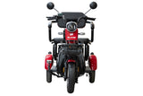Triciclu electric persoane BLADE VIVA 14, 1200W, 60V 20Ah, 25 km/h, fara permis, autonomie 50 km, rosu-negru