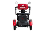 Triciclu electric persoane BLADE VIVA 14, 1200W, 60V 20Ah, 25 km/h, fara permis, autonomie 50 km, rosu-negru