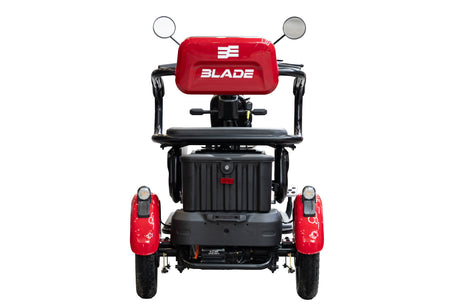 Blade, Triciclu electric persoane BLADE VIVA 14, 1200W, 60V 20Ah, 25 km/h, fara permis, autonomie 50 km, rosu-negru, 3, atomico.ro