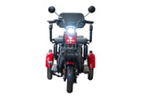Triciclu electric persoane BLADE VIVA 14, 1200W, 60V 20Ah, 25 km/h, fara permis, autonomie 50 km, rosu-negru
