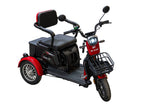Triciclu electric persoane BLADE VIVA 14, 1200W, 60V 20Ah, 25 km/h, fara permis, autonomie 50 km, rosu-negru