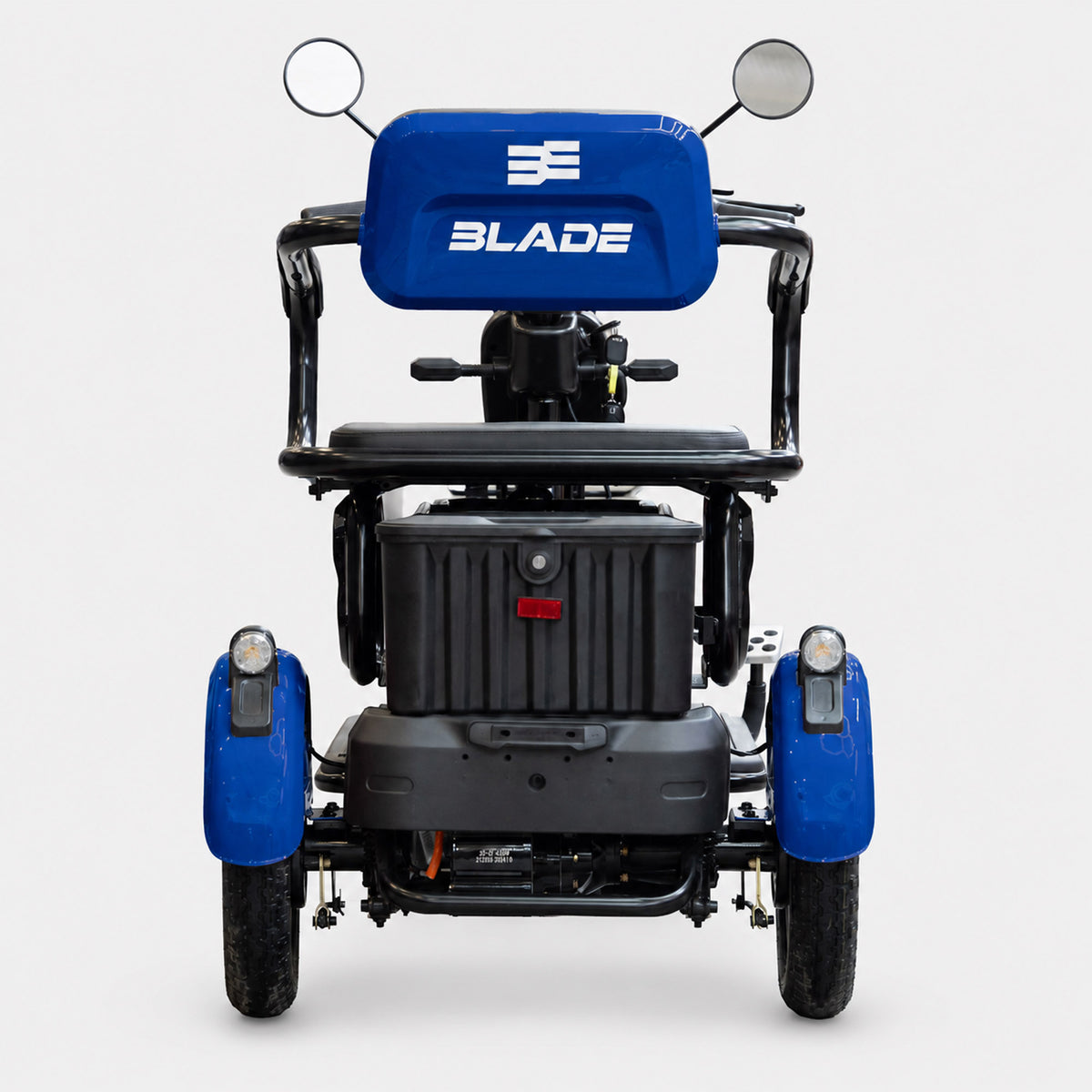 Triciclu electric persoane BLADE VIVA 14, 1200W, 60V 20Ah, 25 km/h, fara permis, autonomie 50 km, albastru-negru, 2, atomico.ro