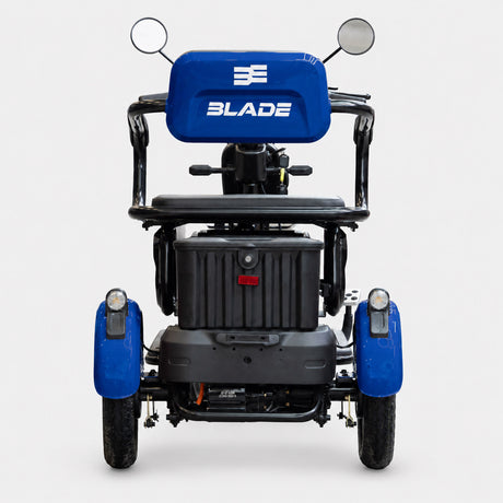 Blade, Triciclu electric persoane BLADE VIVA 14, 1200W, 60V 20Ah, 25 km/h, fara permis, autonomie 50 km, albastru-negru, 2, atomico.ro