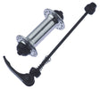 BUTUC FATA - ALUMINIU Gauri 32  -  Negru Anodizat Lungime QR 112mm   - Ax 9mm Cale rulare Bile d
