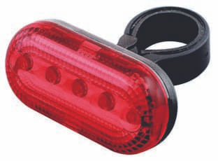 Stop - hi five 5 led-uri rosii super bright 2 functii tija sa 25.4 - 31.8mm  structura rezistenta la apa baterii 2xaaa nu sunt incluse, 3, atomico.ro