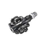 PEDALE WELLGO - M094B  -  Aluminiu  - Ax Cr-Mo  -  80.6x65.3x33.8mm  -  Negru  - 318g  -  Bucsa DU 