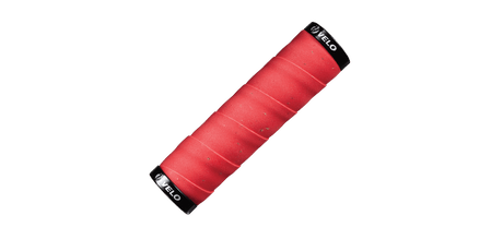 Syncromate, Mansoane Velo Combies, EVA + gel, 129 mm, fixare cu inele blocare, rosu, atomico.ro
