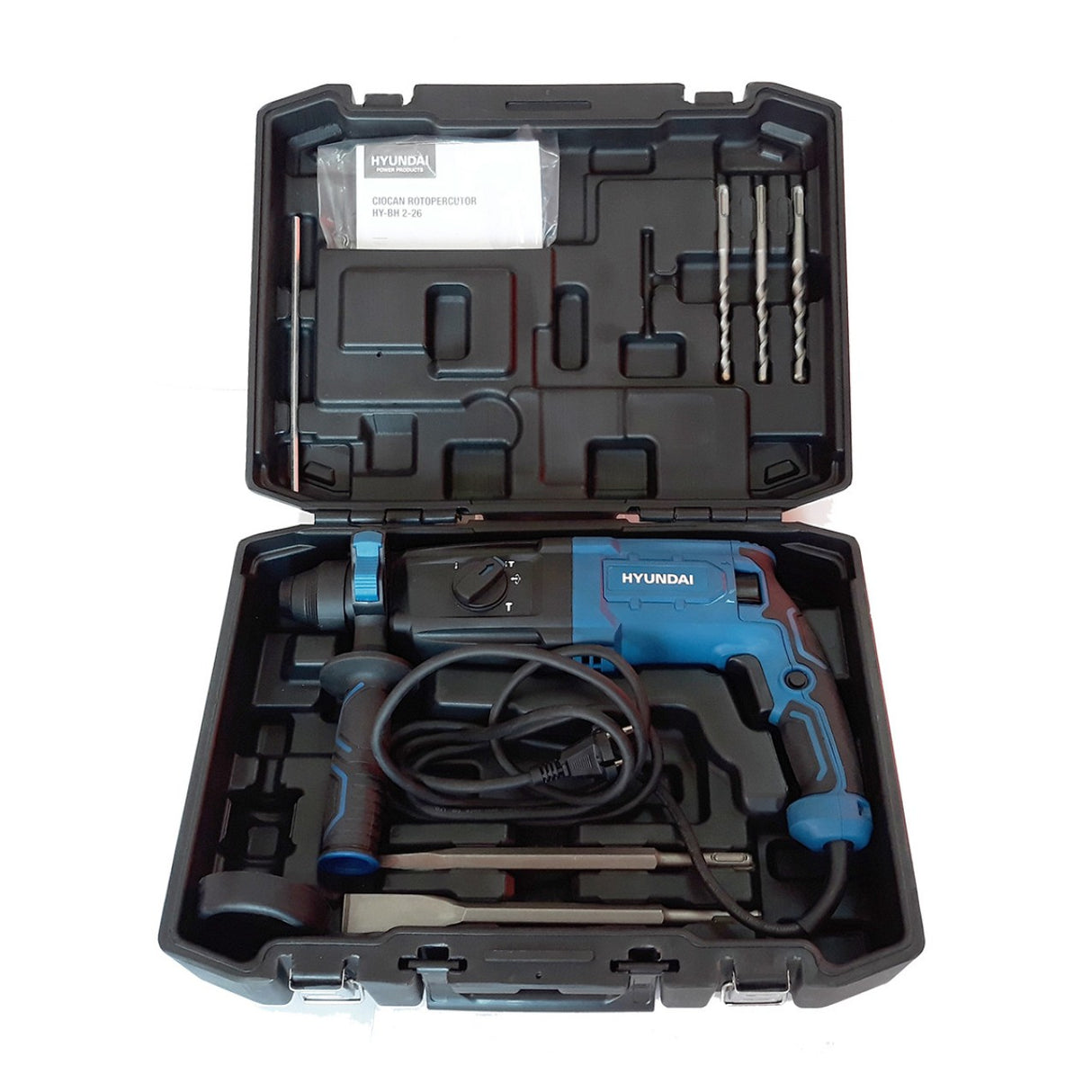 Ciocan rotopercutor Hyundai, 800W, 3.2J, HY-BH 2-26, 4, atomico.ro