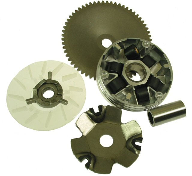 Variator gy6 complet gy6 50 role + ghiduri + bucsa + paleta racire + fulie dintata + pinion cuplaj rac, 5, atomico.ro