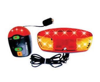Accesorii pentru biciclete, Semnalizare jy-208b 11 led - 8 melodii, 12, atomico.ro