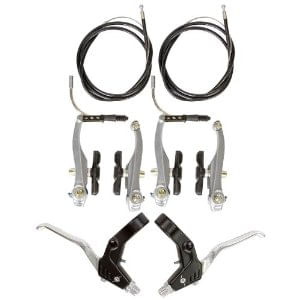 Componente, Set complet frana v-brake - manete aluminiu, 8, atomico.ro