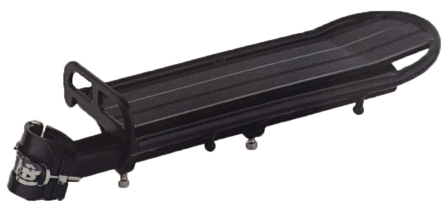 Atomico.ro Portbagaj spate pentru tija sa, prindere rapida, diametru tija 25.4–32 mm, platforma 32x13 cm