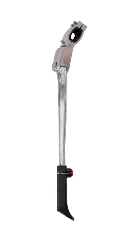 Accesorii pentru biciclete, Cric reglabil 24–28", aluminiu, montaj posterior, culoare argintiu, 1, atomico.ro