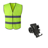 Suport telefon ABS+PC, compatibil 4.7-7 inch + Vesta reflectorizanta