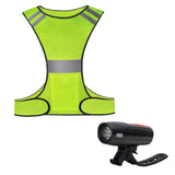 Far LED bicicleta 1x100 lm (reincarcabil USB) + Ham reflectorizant