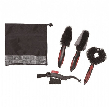 Scule si intretinere, TRUSA PERII CURATARE BICICLETA - BIKE HAND  -  Plastic  -  4 bucati + saculet Model YC-798, atomico.ro