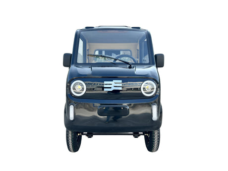 Mașini electrice fără permis, Masina Pickup Cargo electric fara permis BLADE - CARGO PRO 12, 3000W, 25 km/h, 72V 100Ah, 800 kg sarcina, autonomie 100 km, negru-alb, 3, atomico.ro