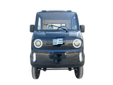 Masina Pickup Cargo electric fara permis BLADE - CARGO PRO 12, 3000W, 25 km/h, 72V 100Ah, 800 kg sarcina, autonomie 100 km, negru-portocaliu