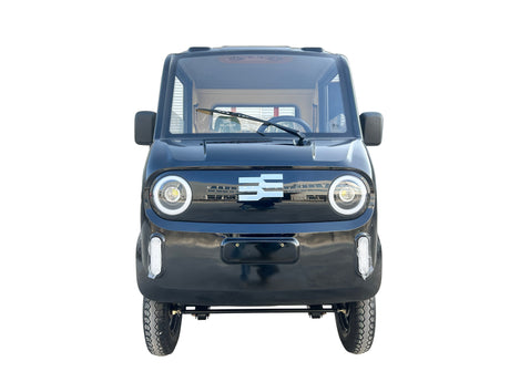 Mașini electrice fără permis, Masina Pickup Cargo electric fara permis BLADE - CARGO PRO 12, 3000W, 25 km/h, 72V 100Ah, 800 kg sarcina, autonomie 100 km, negru-portocaliu, 3, atomico.ro