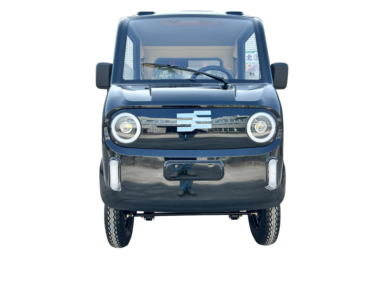 Masina Pickup Cargo electric fara permis BLADE - CARGO PRO 12, 3000W, 25 km/h, 72V 100Ah, 800 kg sarcina, autonomie 100 km, negru-rosu, 3, atomico.ro