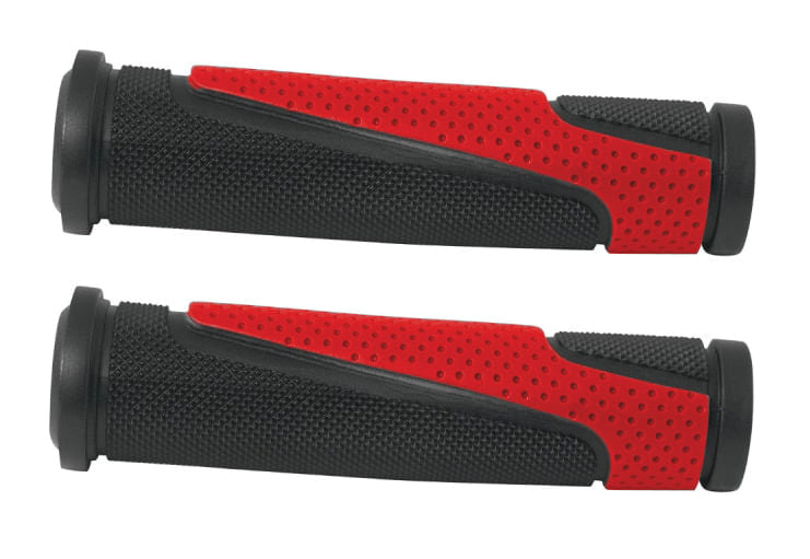 Mansoane Caper din TPR, forma ergonomica anti-alunecare, bi-color negru/rosu, 130 mm, 1, atomico.ro